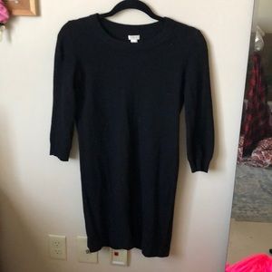 J. Crew Black sweater dress